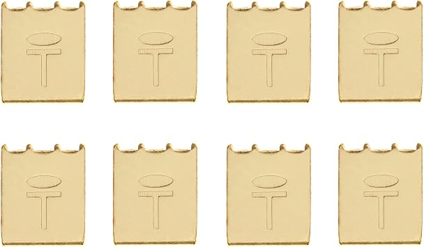 Takker Canvas Print Hangers | 8 Pack Brass Hooks | Easy Frame Hanging Tool | Suitable Indoors Outdoors