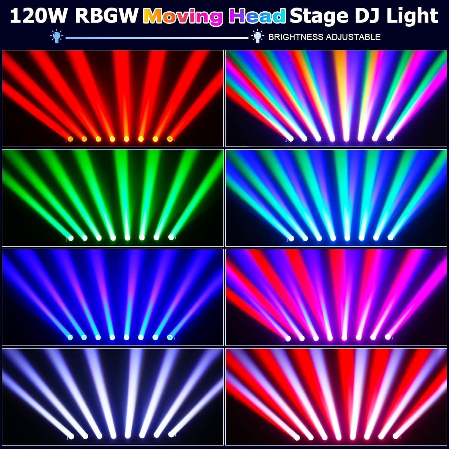Amazon.co.jp: ムービングヘッド DJ ライトバー、8* 80W LED ビーム