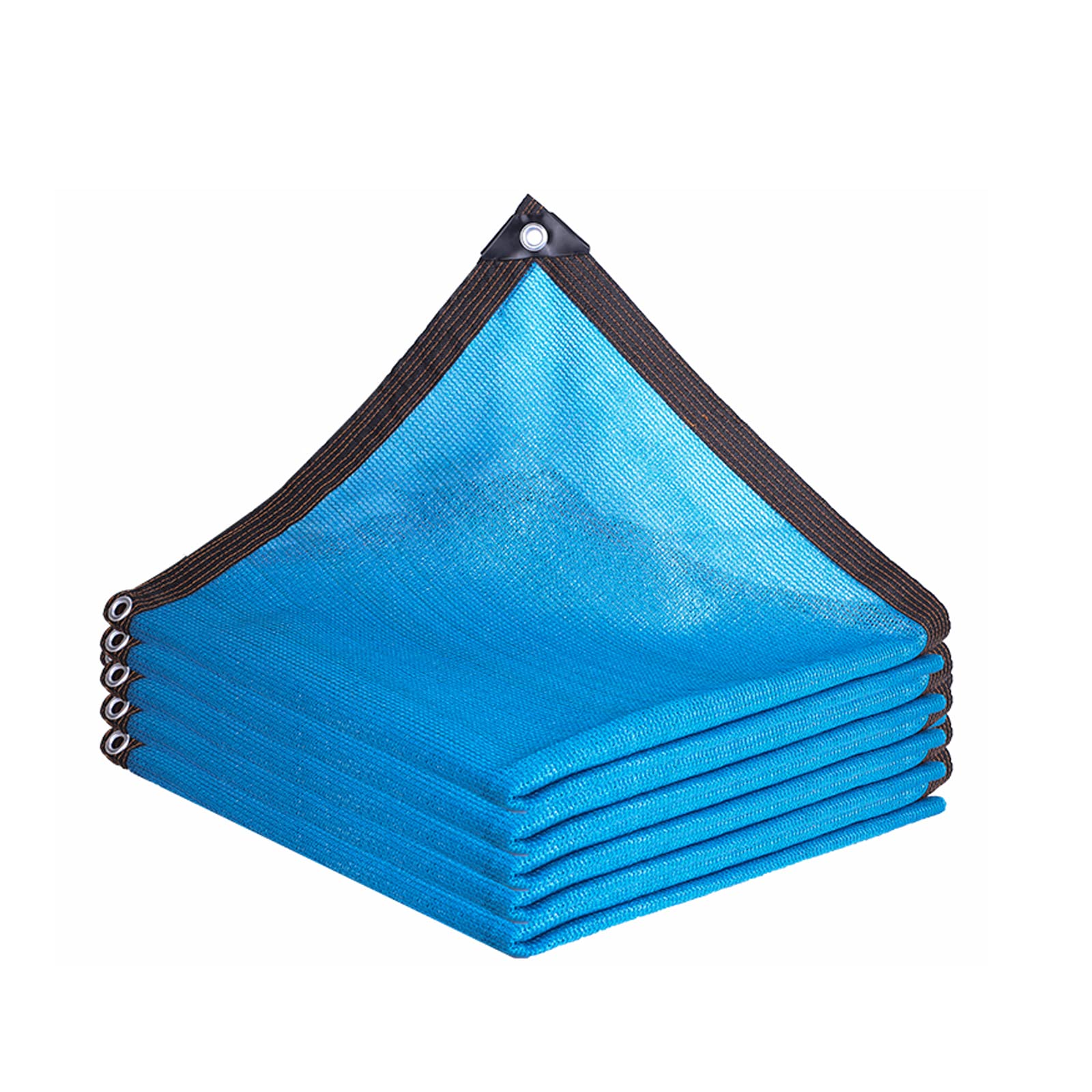 Red de Sombra Azul de 12 Pines,Malla de Sombreo Premium,90% Bloqueador Solar de Malla Sombreadora de Protección UV,Vela de Sombra para Piscinas Actividades al Aire Libre (5x9m)