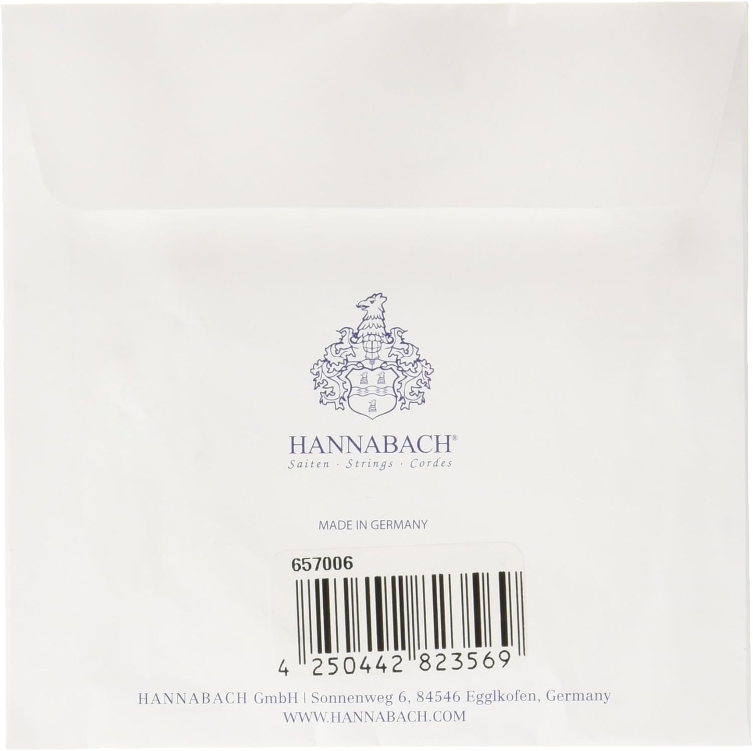 Hannabach Classical Guitar Strings Special Models H/B-6 medium Nylon core, silver-plated copper wire 842.6