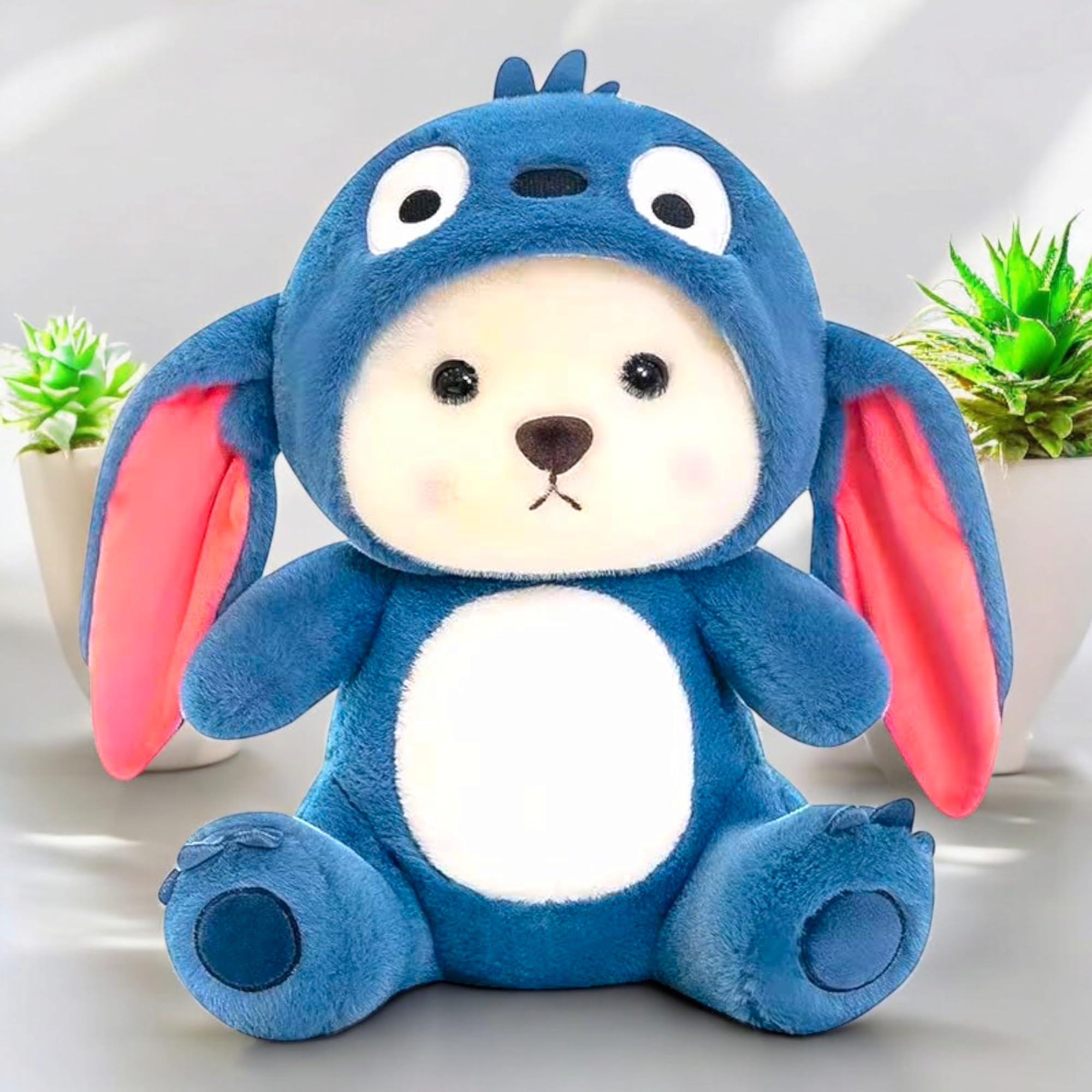 Bateu Cute Teddy Stuffed Animals Plush Toys | Soft Toys for Kids Girls Teddy Bears Plush Toys for Children and Adults (Navy) 40 CM