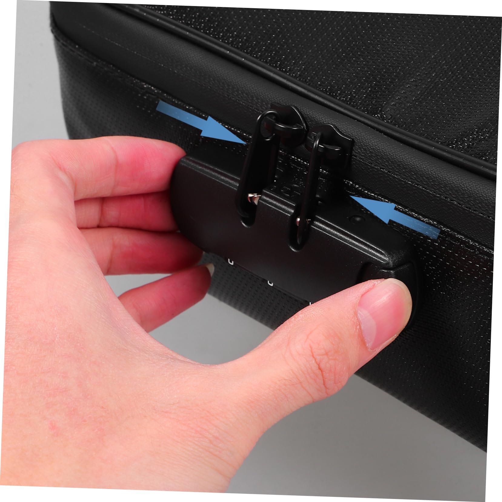 POPETPOP Organizzatore di Documenti Ignifugo, Borsa per Documenti da Viaggio con Serratura, Multistrato e Portatile per Casa e Ufficio, Nero