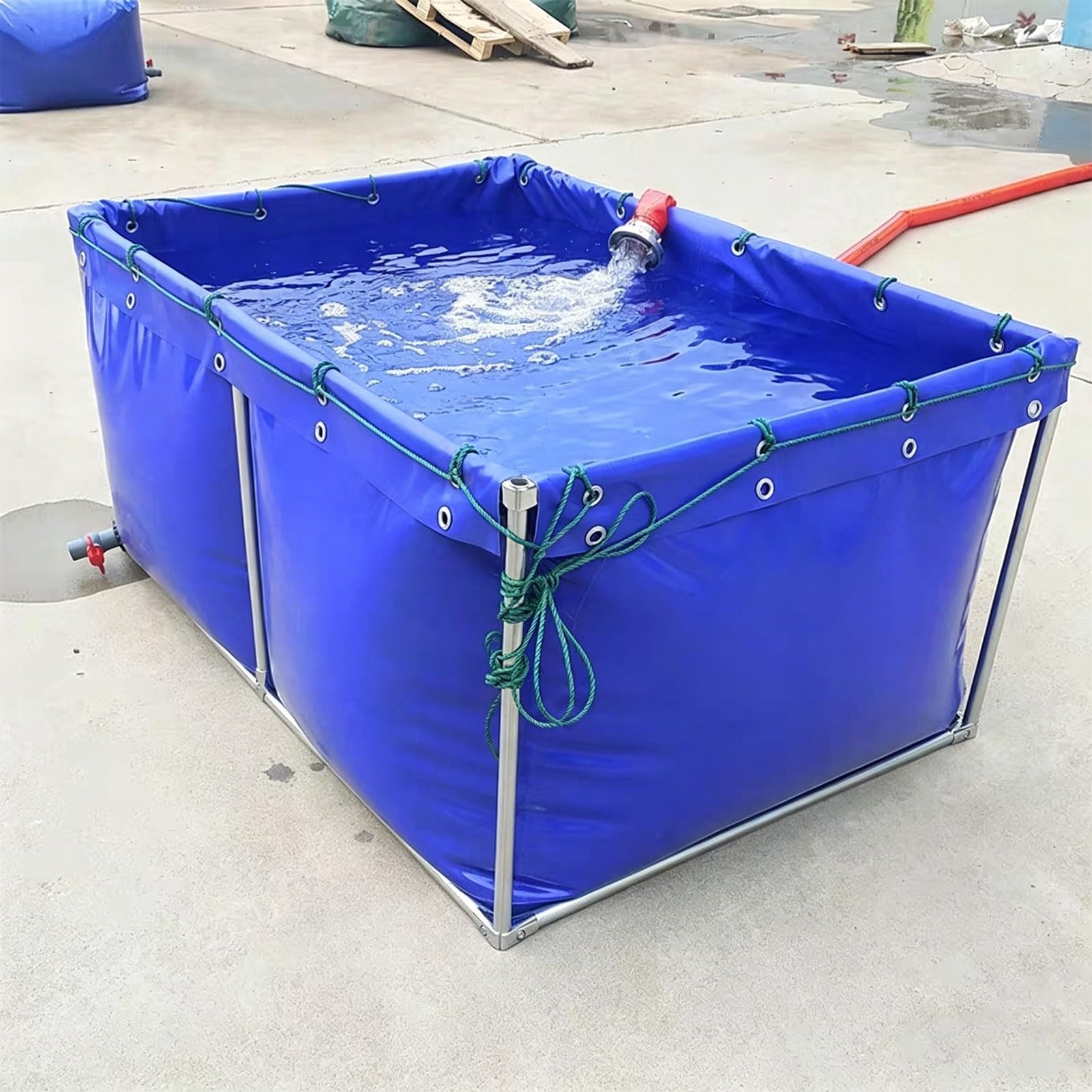 Grand étang à poissons hydroponique pour éviter les fuites de sol