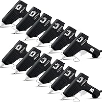 Vista 7 de 6 Pcs Mini Hot Glue Gun for Class Craft Glue Guns Fast Preheating Hot Melt Gun Low Temp with Burn Protection School DIY Home, 20 W (Black)