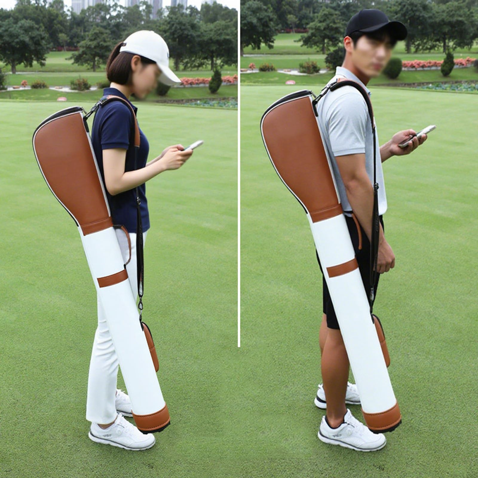 Bolsa Ligera For Palos De Golf, Bolsa Portátil For Pistola De Golf con Correa De Hombro Desmontable, Capacidad For 6~8 Palos, For Práctica De Campo
