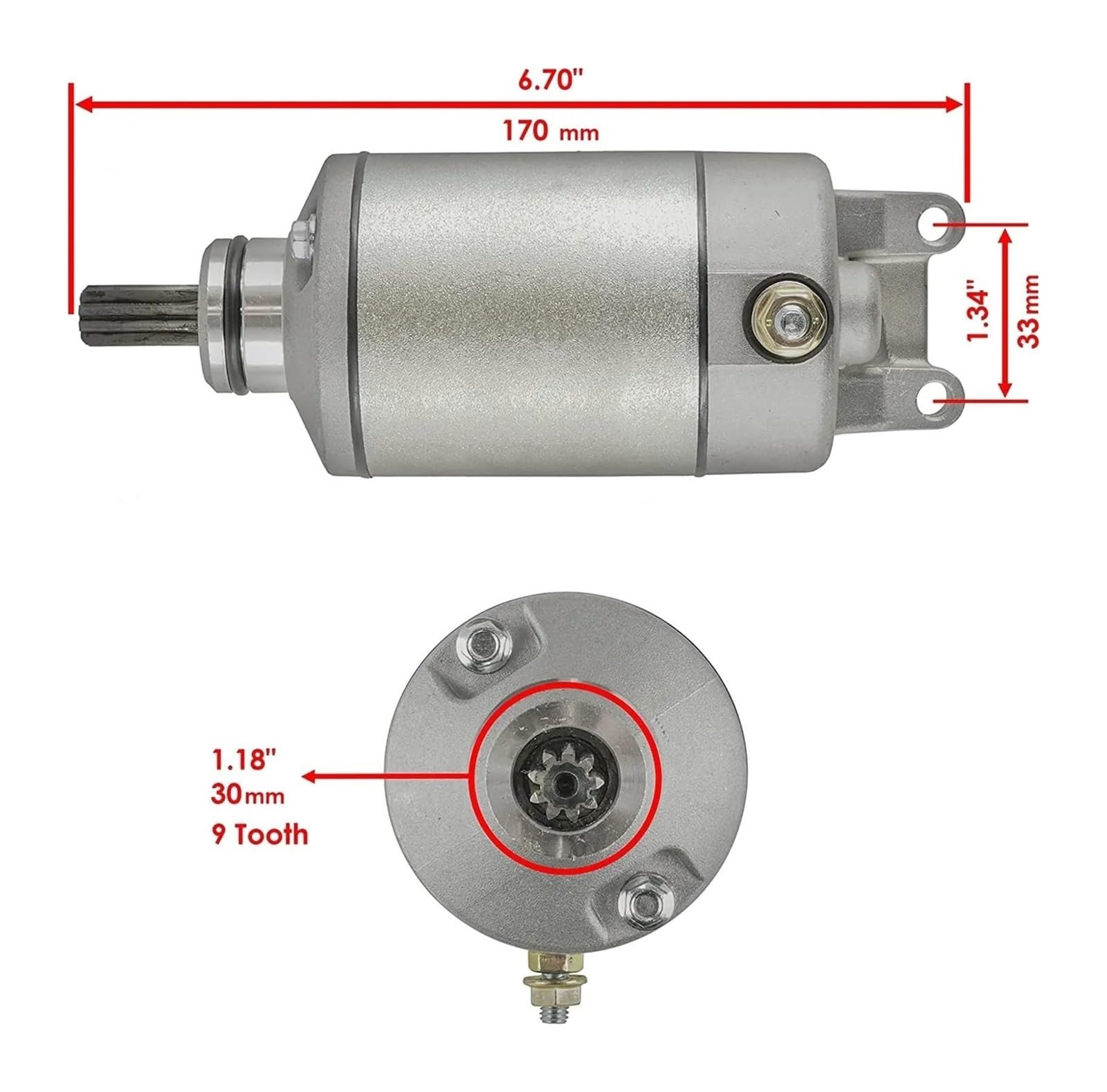 Motor Generador para Suz&uki para LT-Z400 -Z para Quadsport 398cc 2003-2009 Motor De Arranque Eléctrico De Motocicleta 31100-29F00