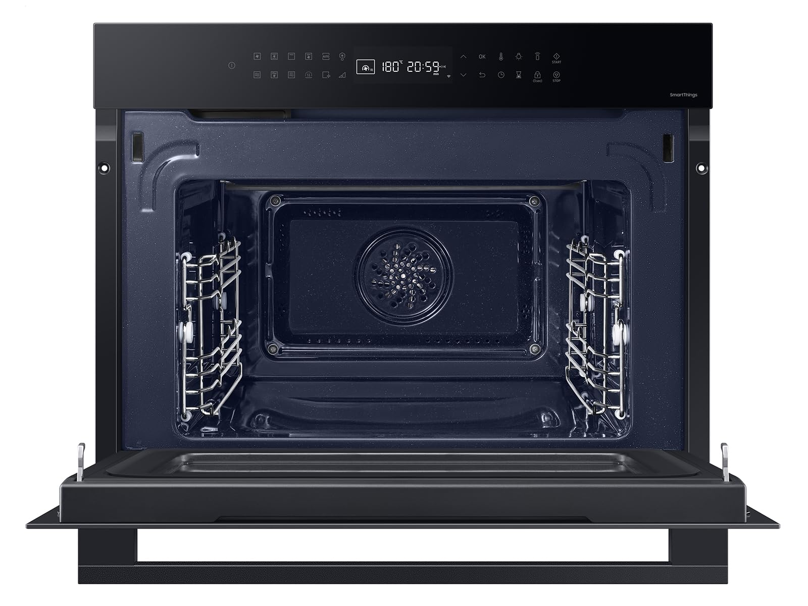 Samsung NQ5B4353FDK/U1 Kompakt-Backofen mit Mikrowelle Schwarzes Glas