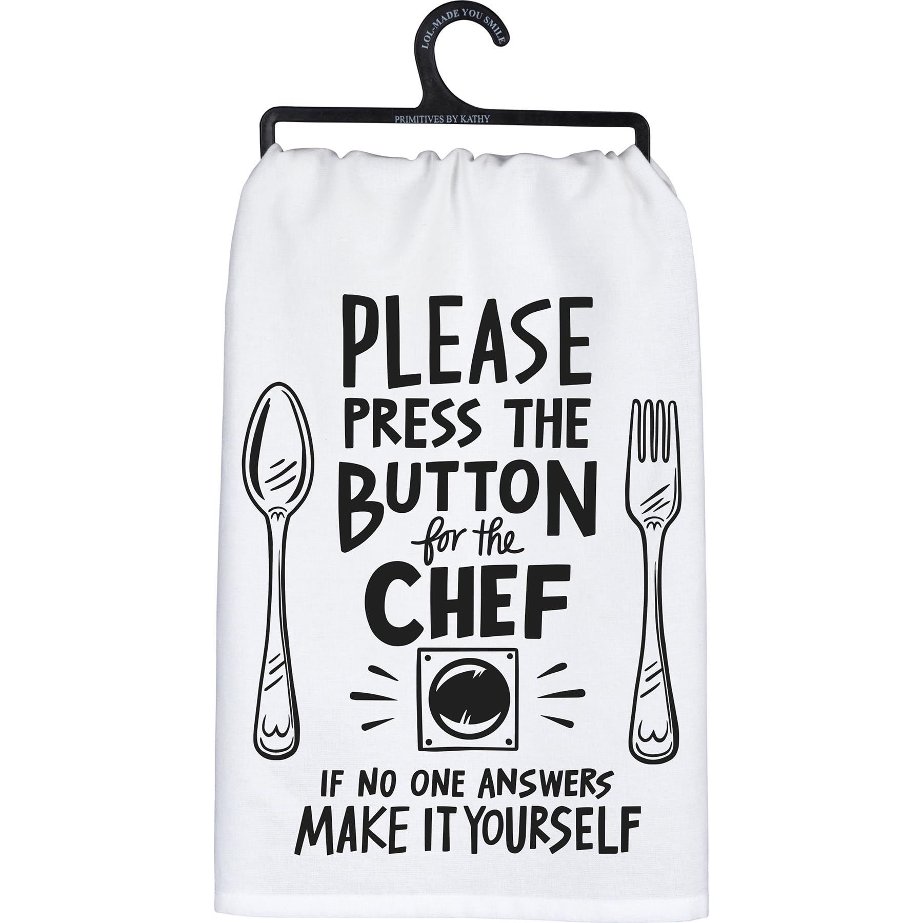 Serviette de cuisine décorative main ultra absorbante en coton pour cuisinier