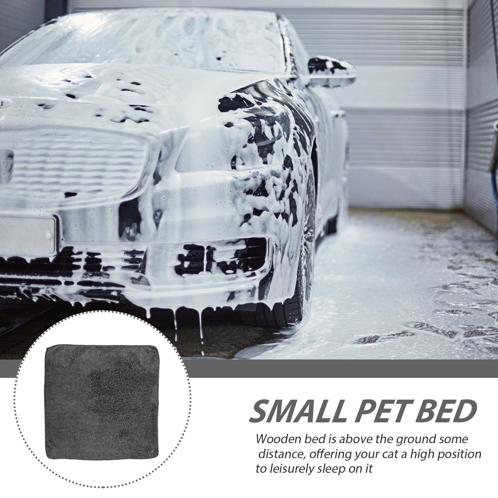Artibetter Paños de Microfibra Fuerte Absorción 12 Absorbentes y Reutilizables sin Dañar la Pintura para Limpieza del Coche y Cocina