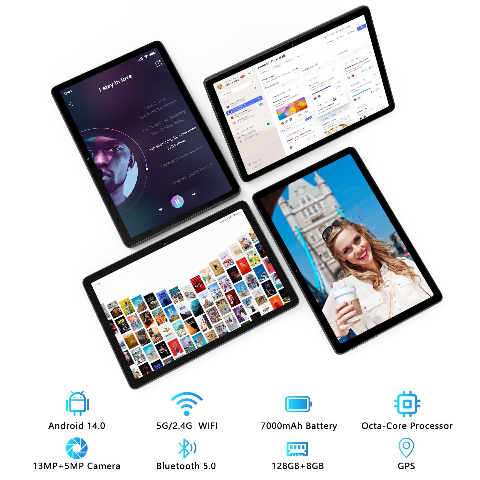 MEIZE K113 WiFi 本体 64 GB 119G3 ブラック 電池良好 Amazon.co.jp: MEIZE D113 10.1インチ Android 14 タブレット 128GB+