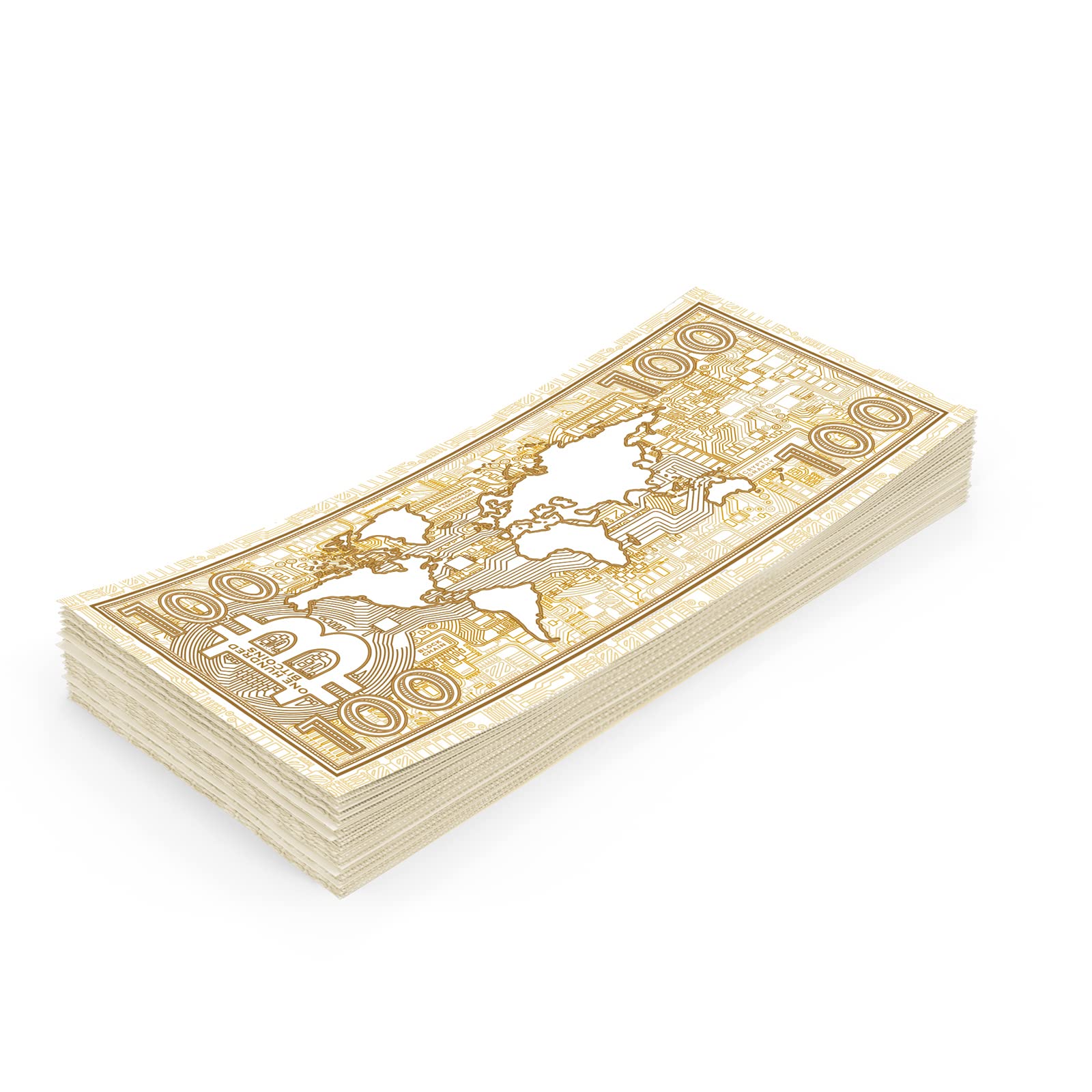 Bitcoin Scratch Cash 100 x 100 BTC Money to Play - Absolute New :  Amazon.com.be: Toys