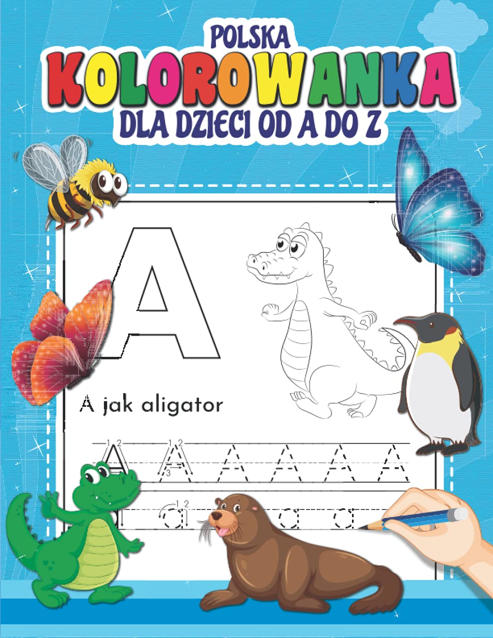 Polska Kolorowanka dla Dzieci od A do Z
