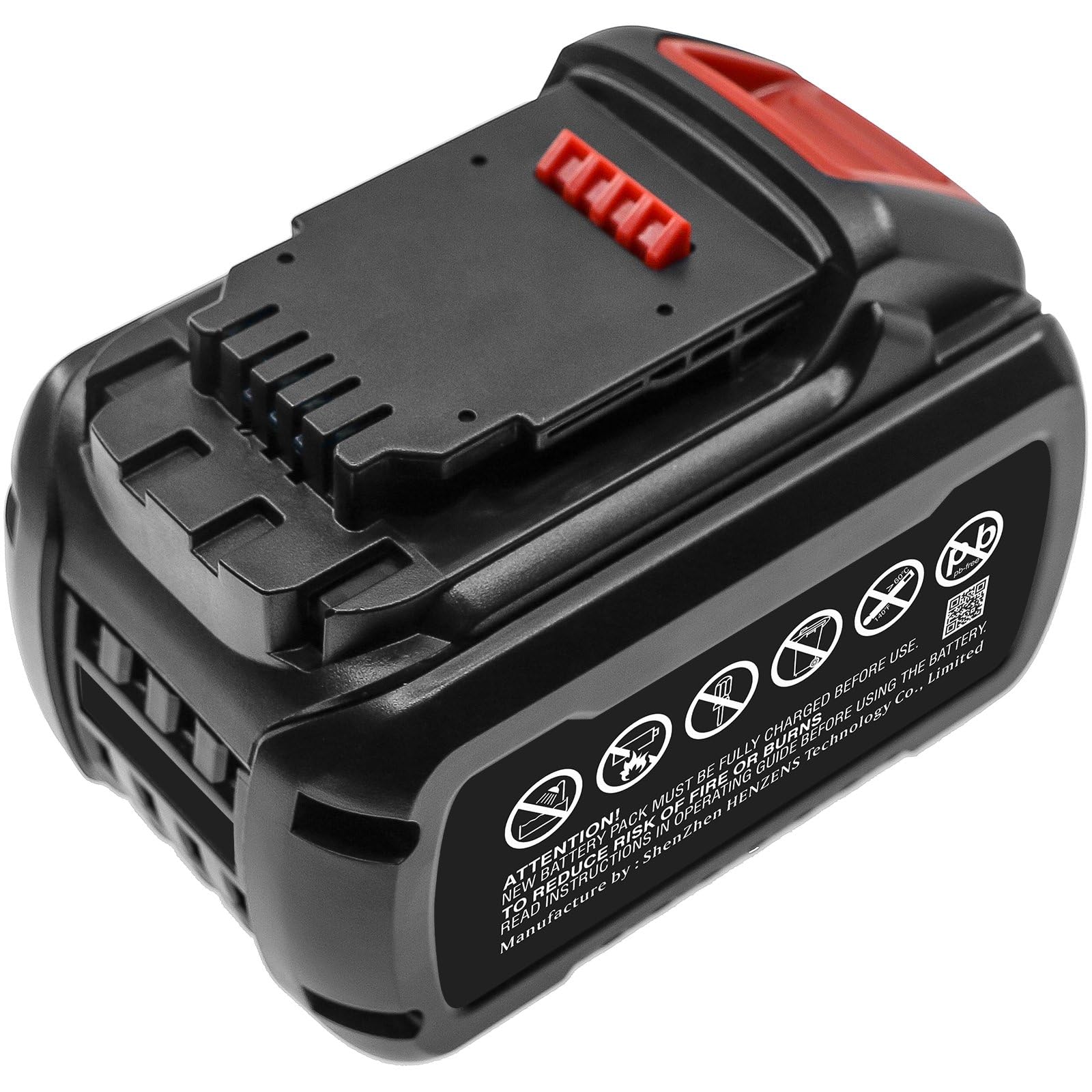 Batería de repuesto para DeWalt 120 V MAX, 12 V MAX Li-ion, 20 V MAX, 60 V MAX, CL3.C18S, DCB184, DCB184-XJ, número de pieza : DCB121, DCB123, DCB125, DCB127, DCB180, DCB181