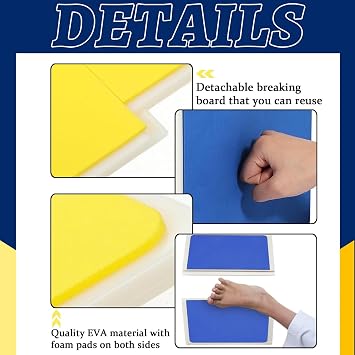 Taekwondo Rebreakable Boards Set, Martial Arts Training Equipment