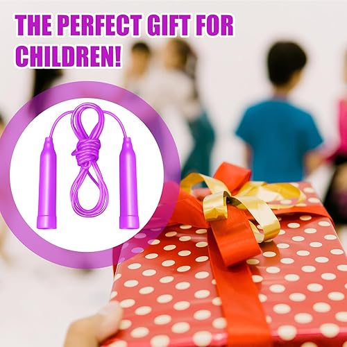 Miniatura 6 de Foilswirl Juego de 50 cuerdas de saltar cuerda de saltar, cuerda de saltar larga, ajustable, equipo de fitness, cuerda de saltar de velocidad al