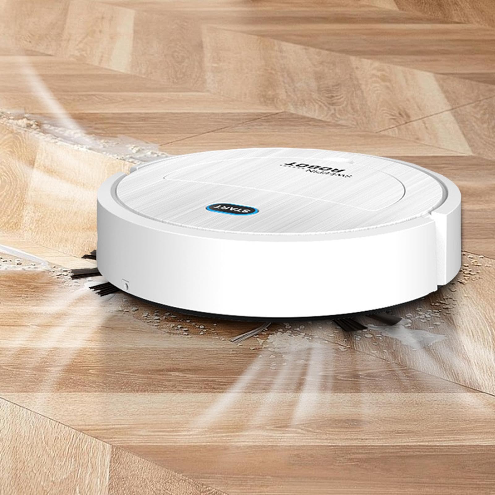 Robot aspirador con fregona - Vaciado automático | Succión, estación base pequeña | Navegación con | Ideal para suelos duros y alfombras | Aspiradora robótica con navegación Lidar | Robot para P