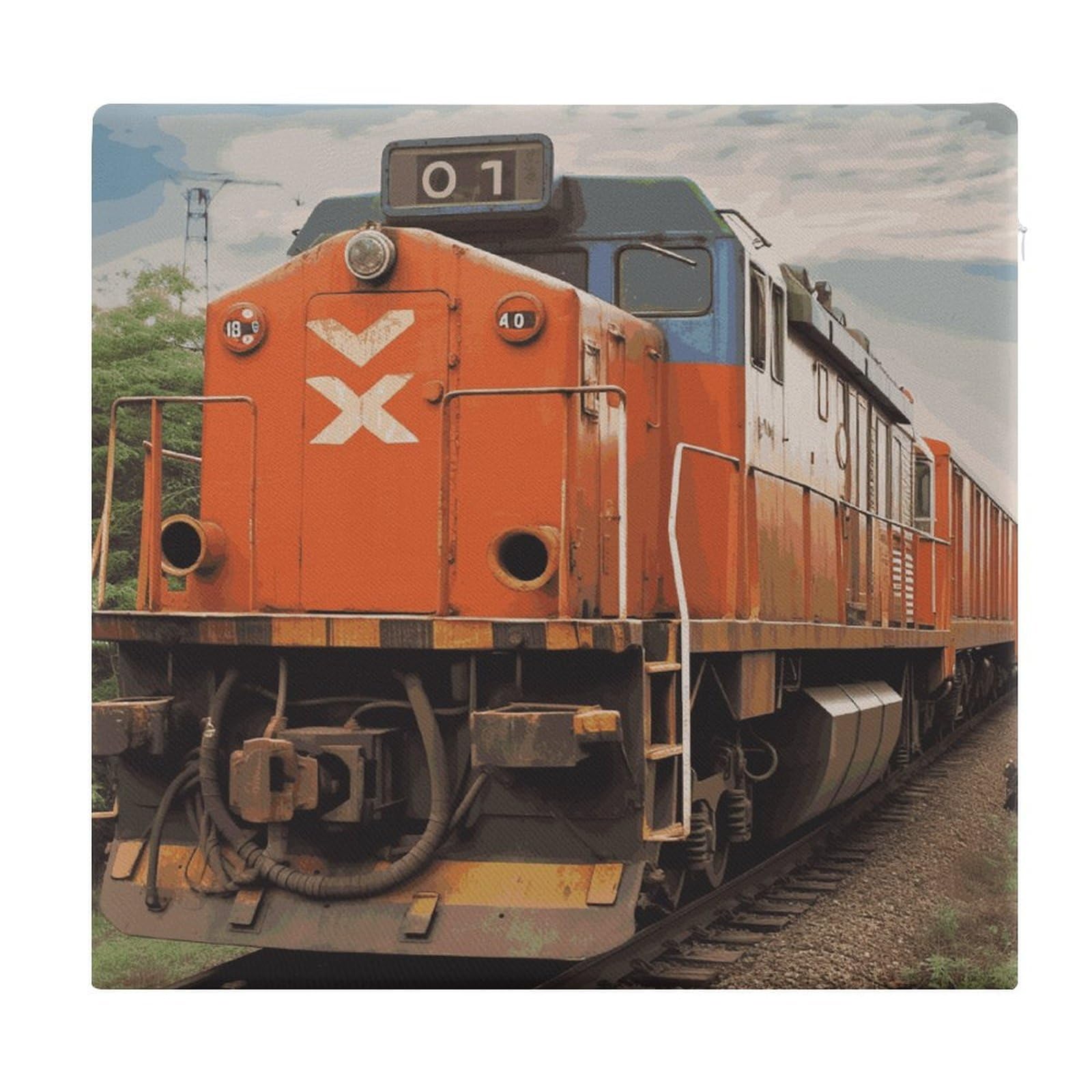 LDGSUPH Train Seat Cushions for Office Chair Cushion Square Pillows Seating Soft Floor Cushions Cozy Couch Cushion Support Memory Foam Chair Pads for Home Travel Car