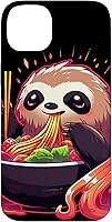 Vista 15 de Sloth Eating Ramen Japanese Noodles Soup Kawaii Case for iPhone 16