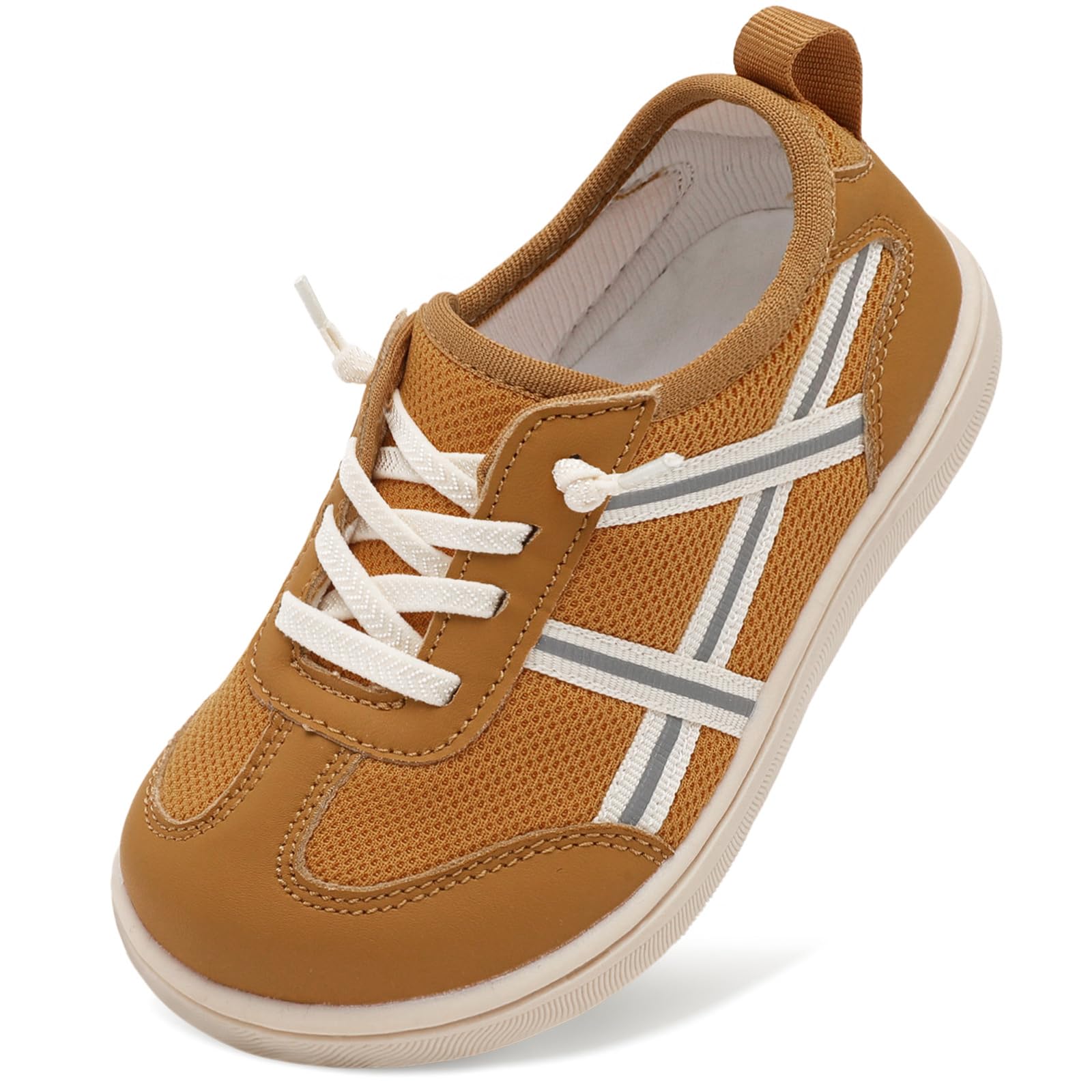 LeIsfIt Toddler Shoes Boys Girls Wide Barefoot Shoes Kids Slip on Casual Sneakers Breathable Non-Slip Sneakers for Walking Play School Tennis — view 8