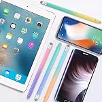 4 Pcs Stylus Pens for Touch Screens, 2-in-1 Gradient Stylus Pen for Tablets, Dual Tips (Thick and Thin), Universal Tablet Pen Compatible with iOS, Android, Capacitive Screens