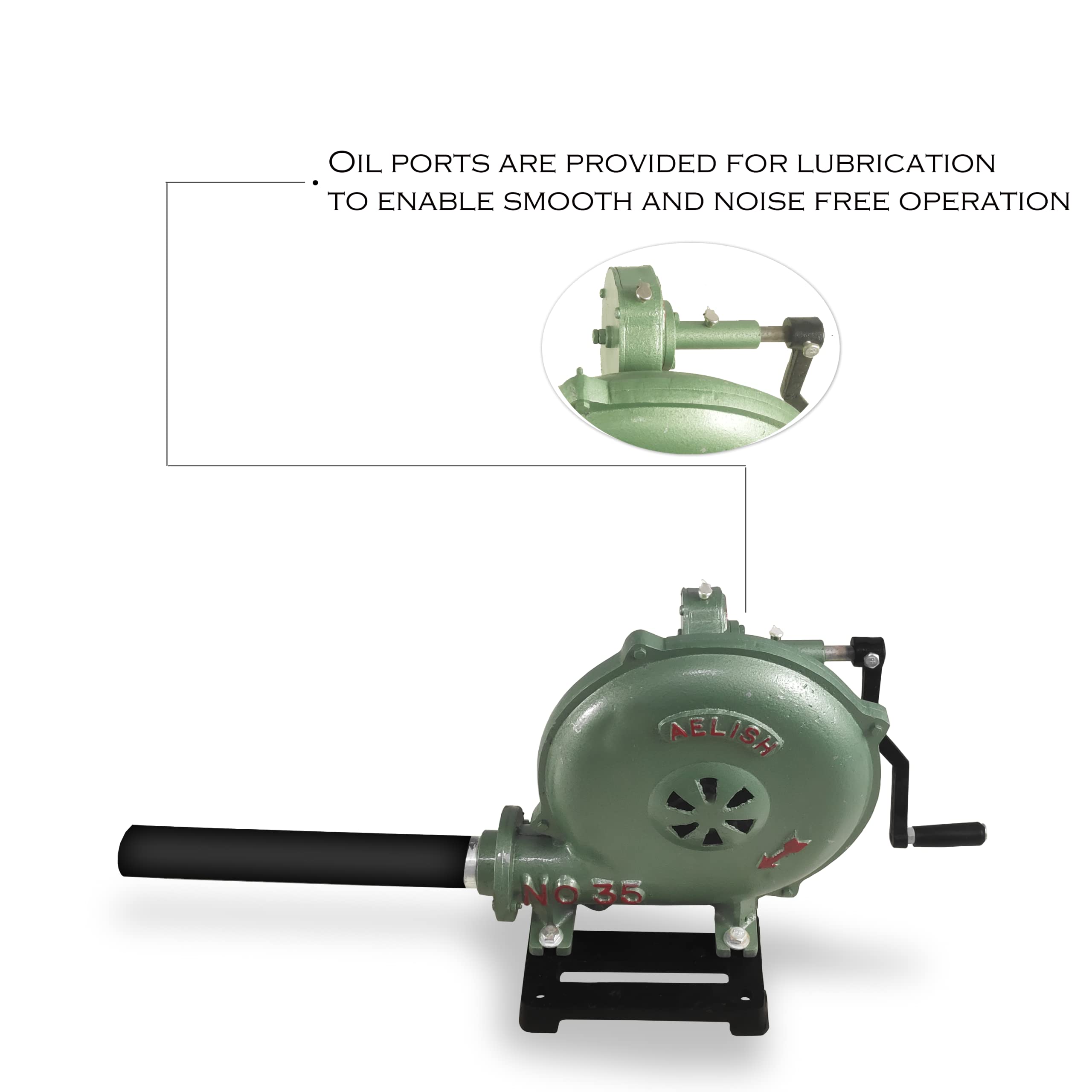 Buy Simond Store Hand Crank Blacksmithing Blower,11 Inch Cast