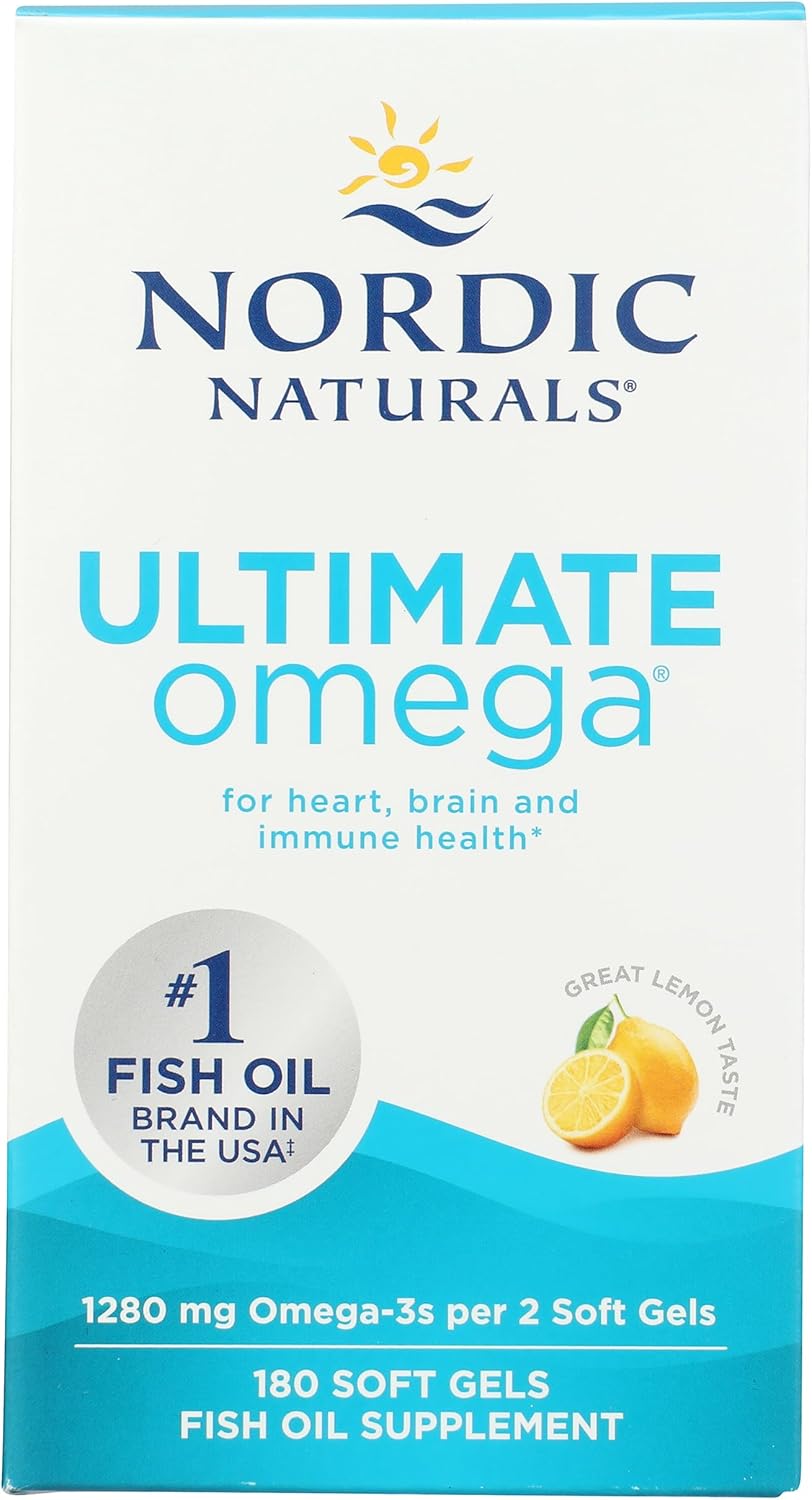 Nordic Naturals, Ultimate Omega 1280Mg, 180 Count