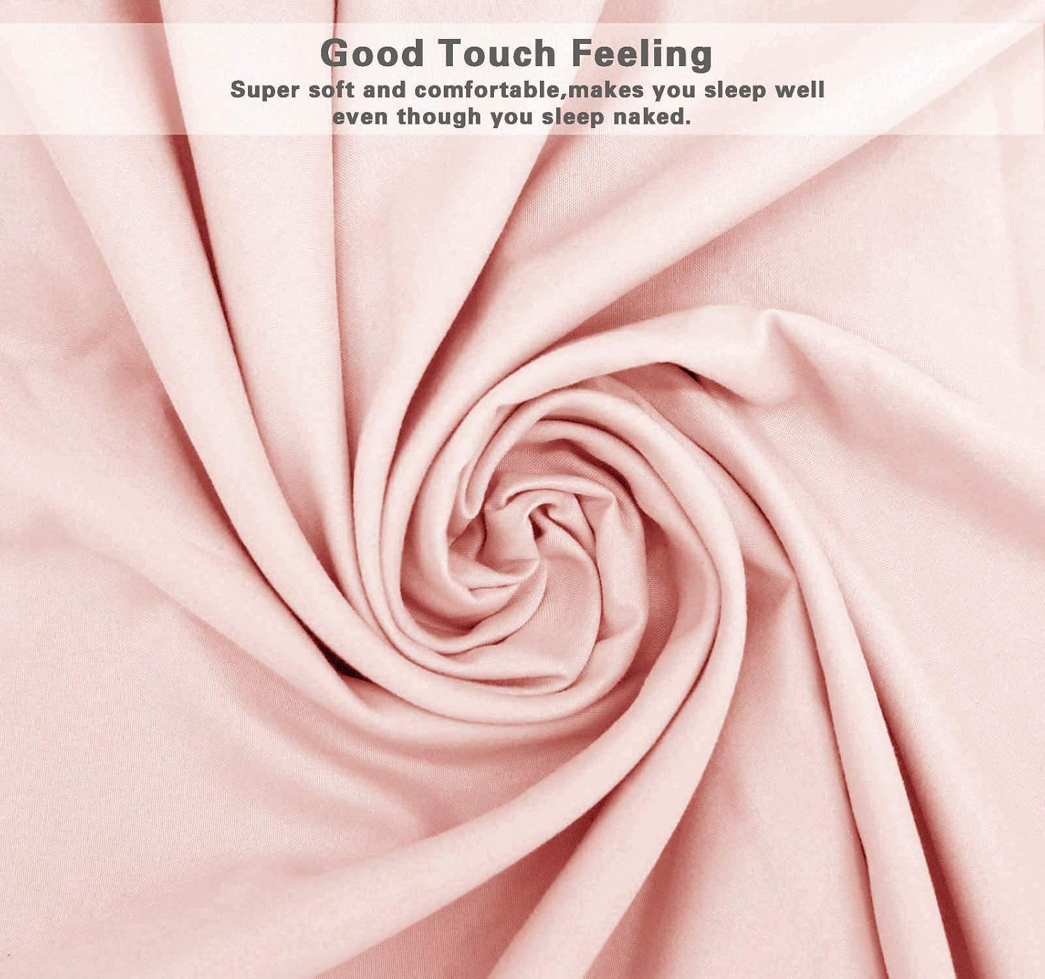 Marquess 4 Piece Microfiber Bedding Set for Summer, Elegant Breathable Pink Sheet Set, Soft Cooling Sheets, 16’’Deep Pocket Collection for Room, Wrinkle Fade Resistant(Pink King)