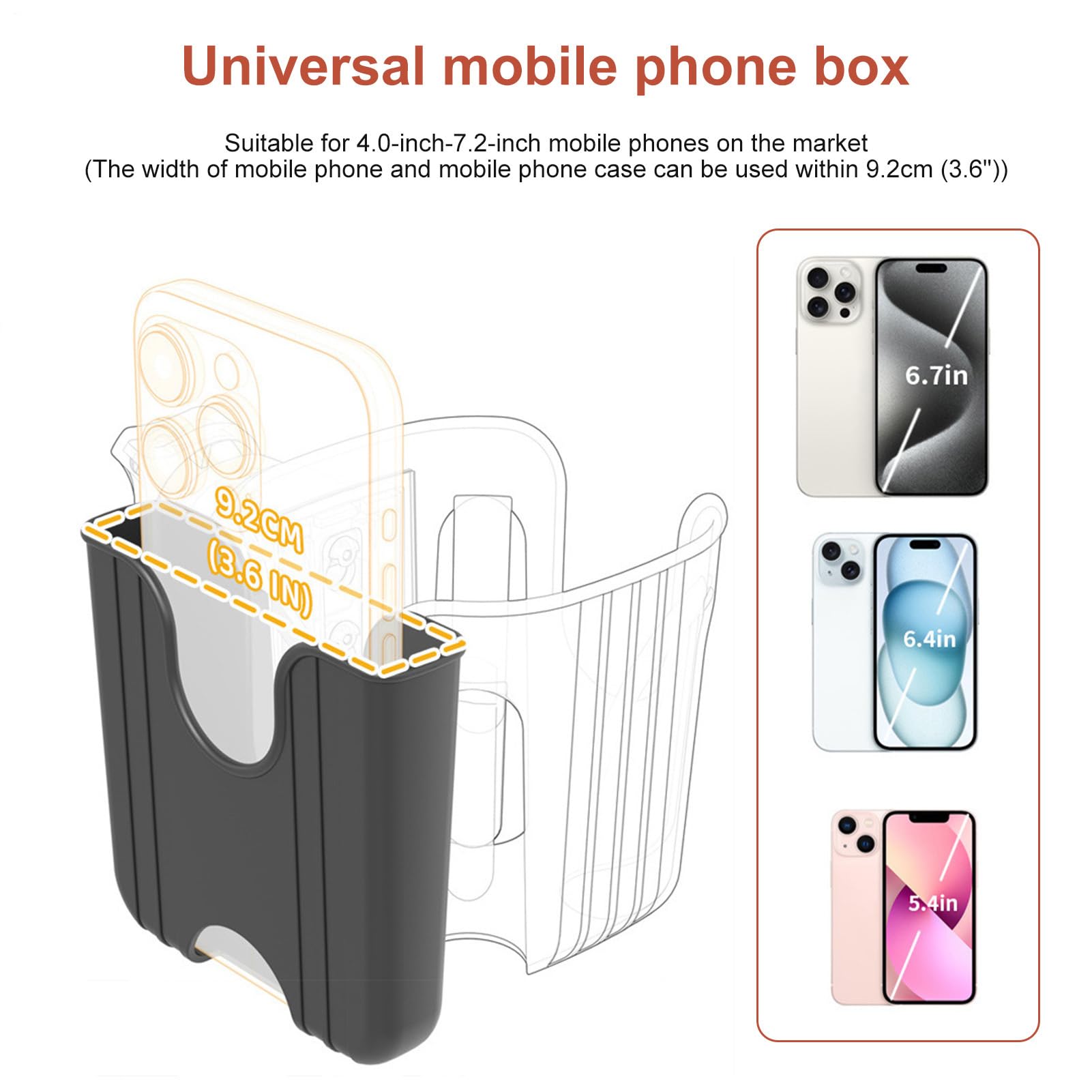 Supporto per portabicchieri per passeggino, supporto per telefono e bicchieri, robusto, regolabile, rimovibile, organizer per scooter, telefono, sedia a rotelle, deambulatore, mobilità, scooter e bici