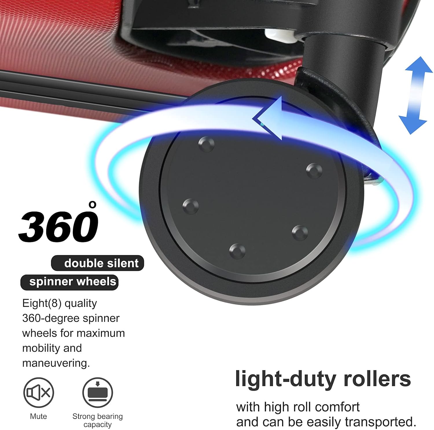 review JZRSuitcase Lightweight Luggage PC+ABS Suitcase, Hardshell Suitcases with Spinner Wheels TSA Lock for Travel, Carry-on 20-Inch.