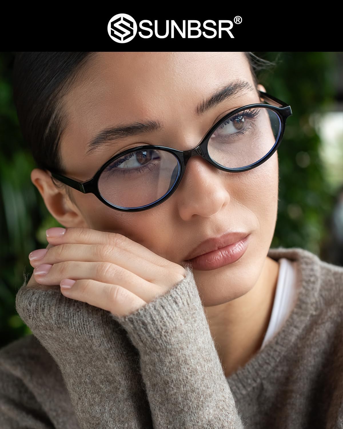 Retro Oval Glasses for Women Men 90s Small Round Blue Light Glasses Oval Y2K Tortoise Eyeglasses - Image 8