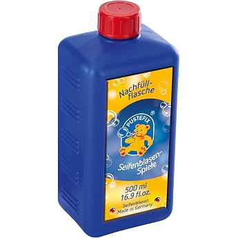 PUSTEFIX Nachf llflasche Midi I 500 ml Seifenblasenfl ssigkeit I Bubbles Made in Germany I Seifenblasen f r Hochzeit Kindergeburtstag Polterabend I Seifenblasen f r Kinder & Erwachsene