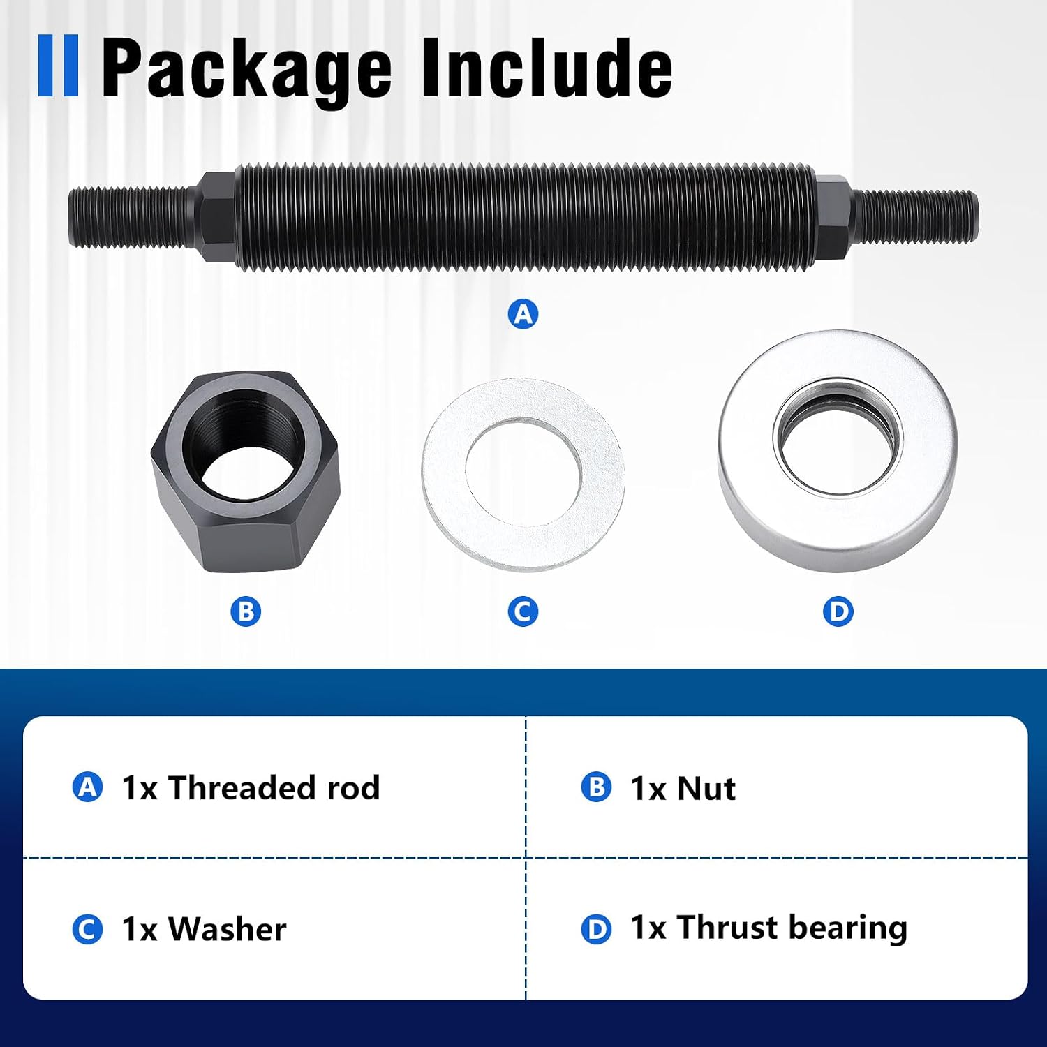 66515 Harmonic Balancer Installation Tool Harmonic Balancer Installer Compatible with Chevy BBC SBC Cranks，Harmonic Balancer Vibration Damper Installation Tool