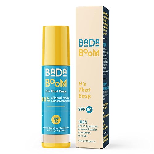 Miniatura 2 de Bada Boom Polvo protector solar translúcido mineral, cepillo en SPF 50 para niños y piel sensible