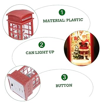 Amazon.co.jp : TENDYCOCO 電話ボックスの装飾 電話ボックス