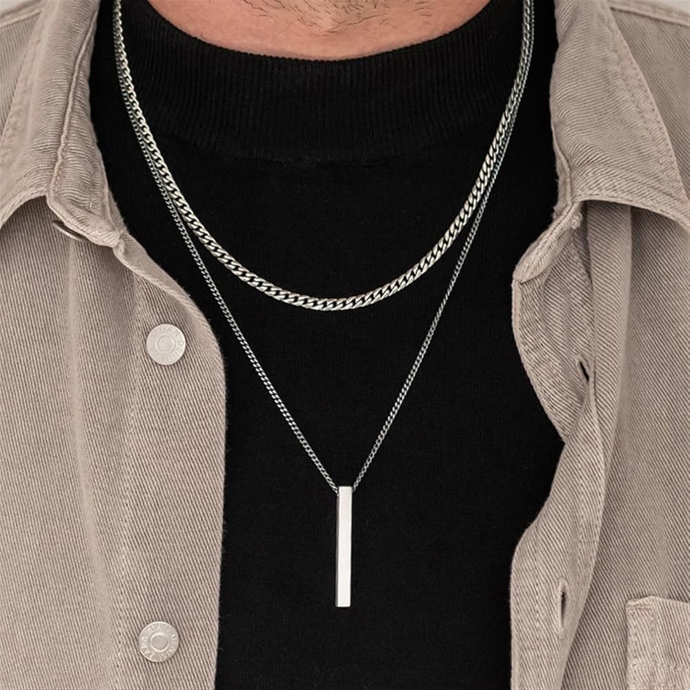 PRY シュウト　Layered Bar Necklace [slv925] Layered Bar Necklace [slv925] – PRY