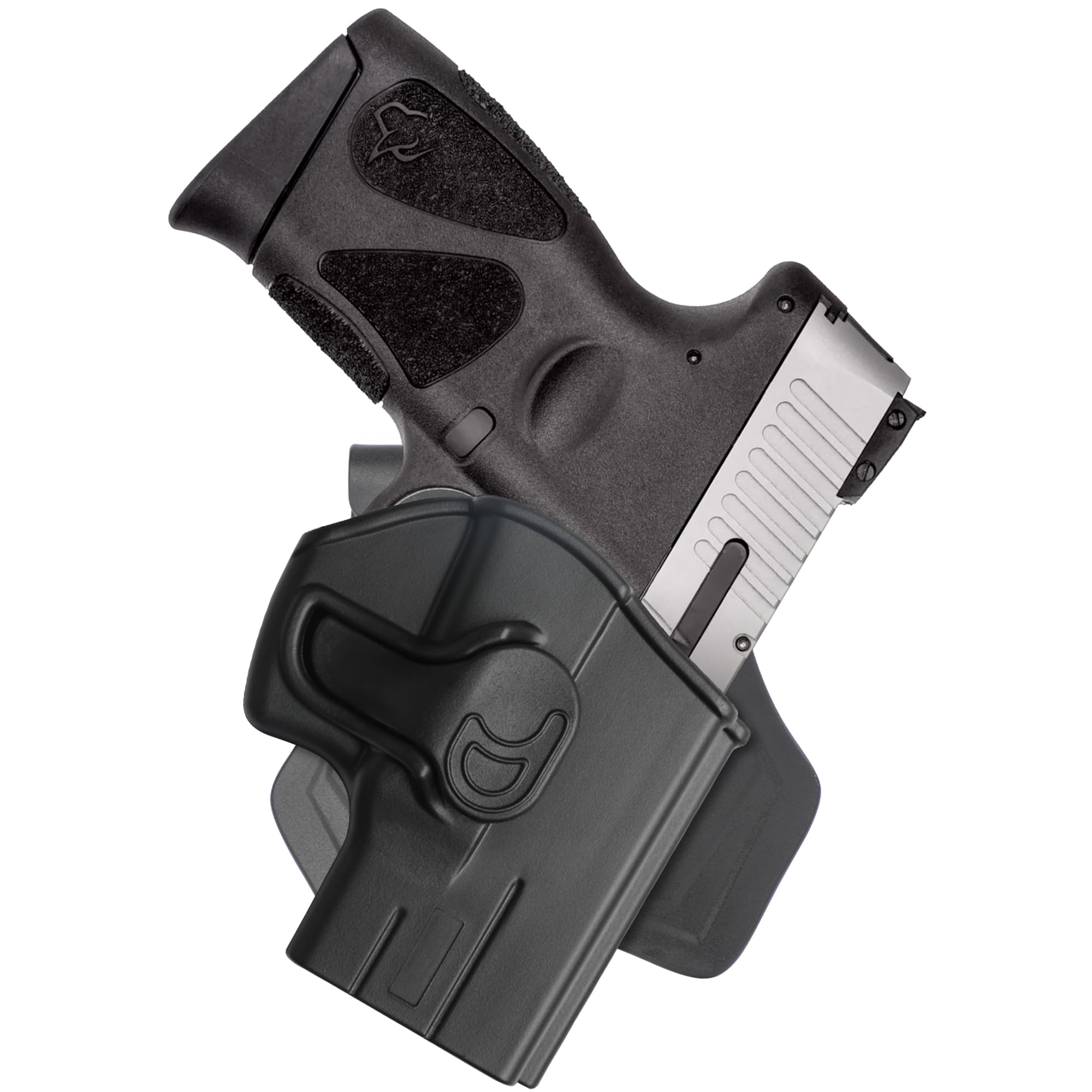 OWB Paddle Holsters for Taurus G2C Taurus Millennium PT111 G2 G3 G2S G3C G3X G3XL PT132 PT138 PT140,Taurus TX22,360 ° Adjustable Outside Waistband Pistol Holster Trigger Release - Right Hand