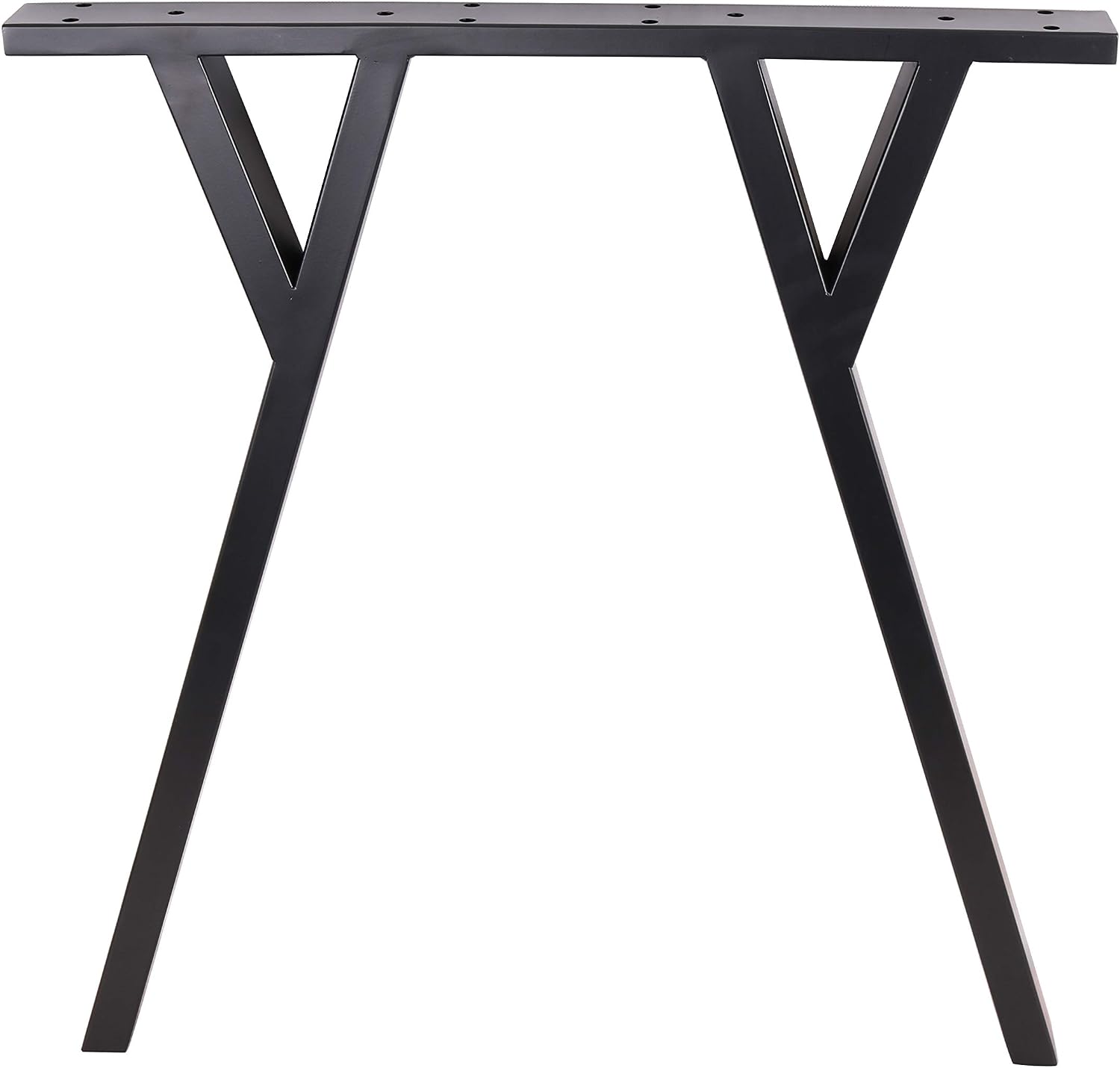 Hоttеѕt Sаlе ECLV 28 Dining Table Legs, Black Y Shaped Vintage Steel Table Legs, Office Table Legs,Computer Desk Legs,Industrial Kitchen Table Legs,Set of 2,Black