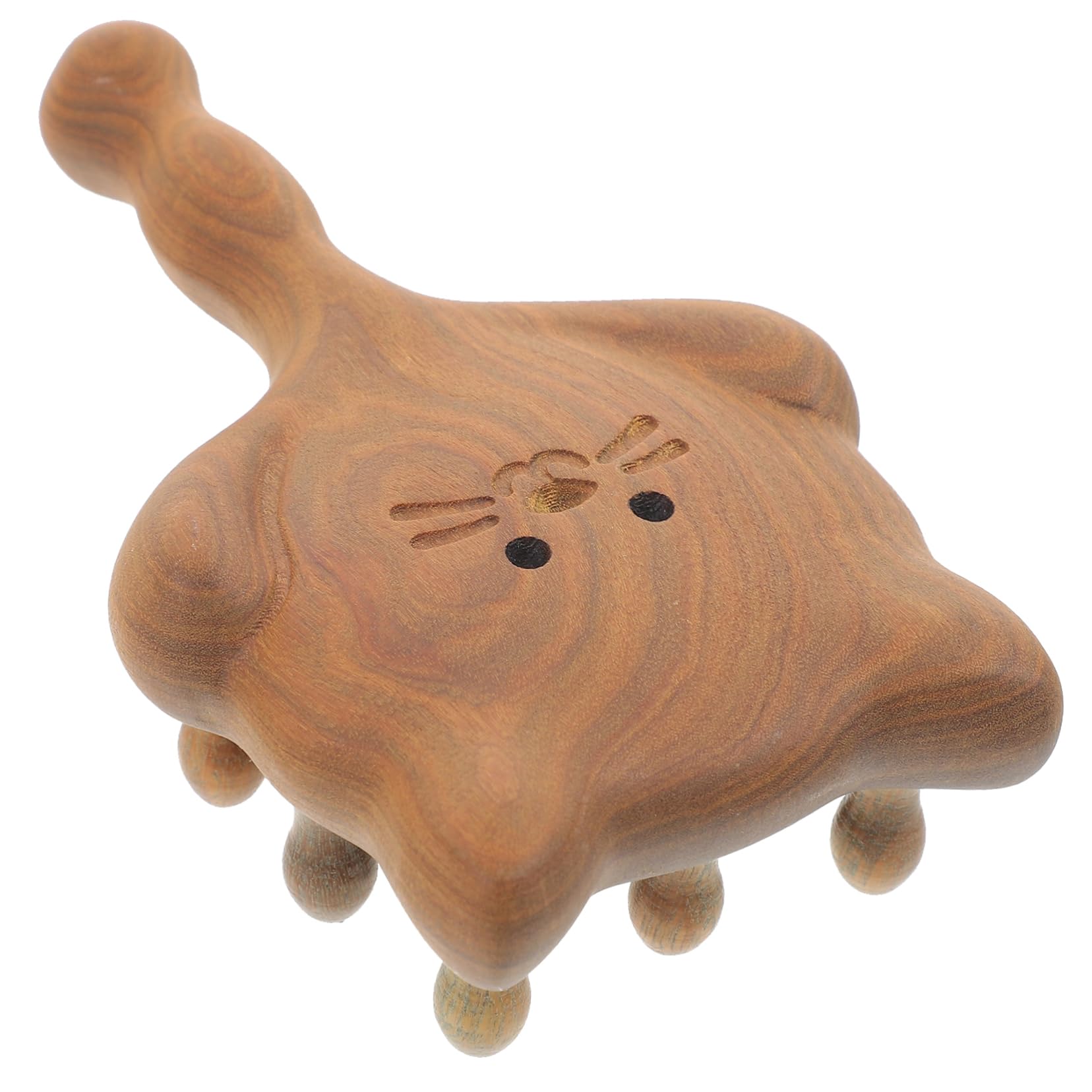 5 Stück Kreativer Massagekamm aus Holz Handgefertigter Körpermassager Massagewerkzeug für Kopfhaut und Körper für Tägliche Anwendung und Reisen Einzigartiges Design und Langlebige