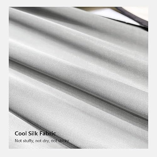 Miniatura 3 de Protector de colchón de satén impermeable para cama Super King con bolsillo profundo de hasta 11.81 pulgadas, tamaño Queen, King, tamaño pequeño,