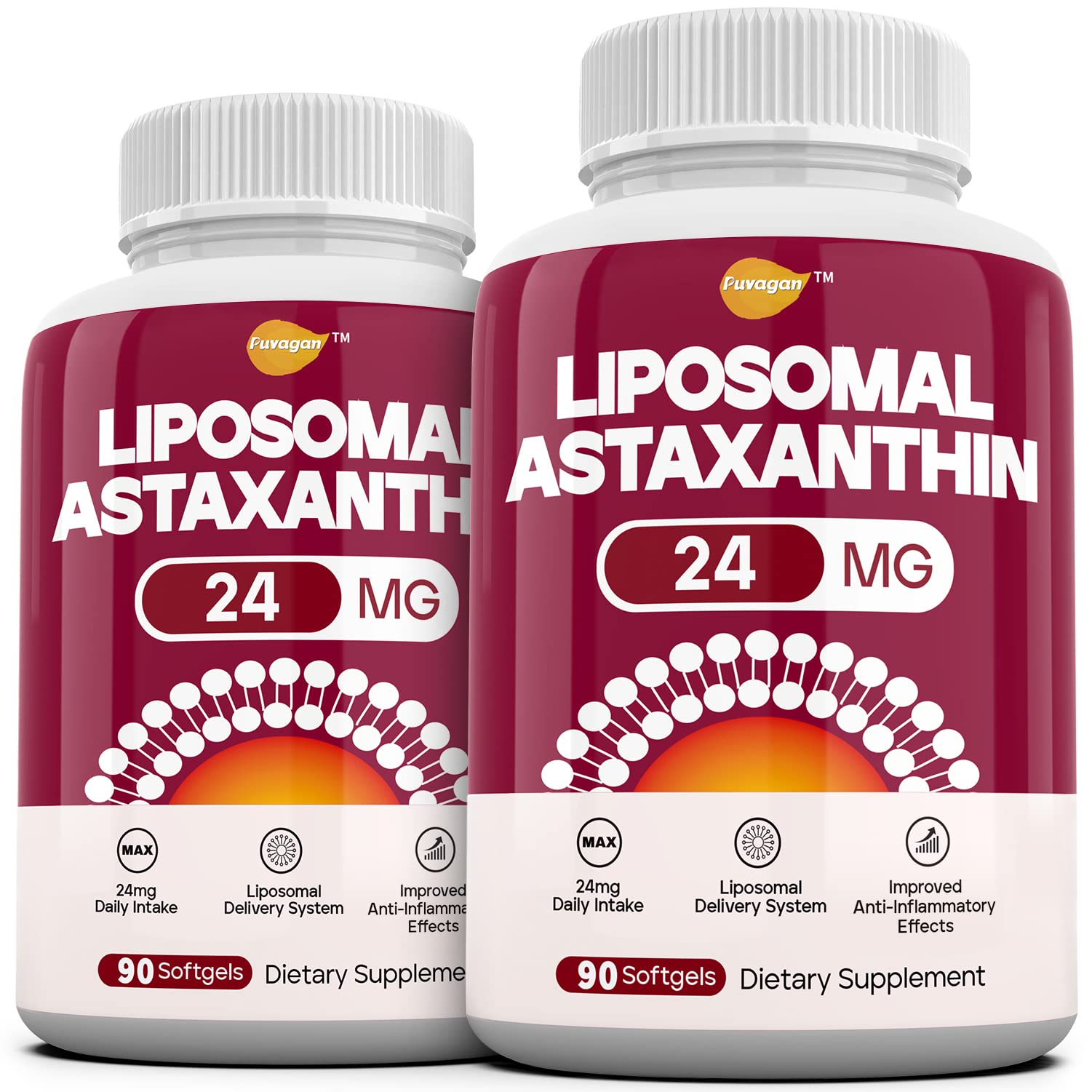 Buy Astaxanthin 24mg, 180 Softgel Liposomal Astaxanthin Supplements