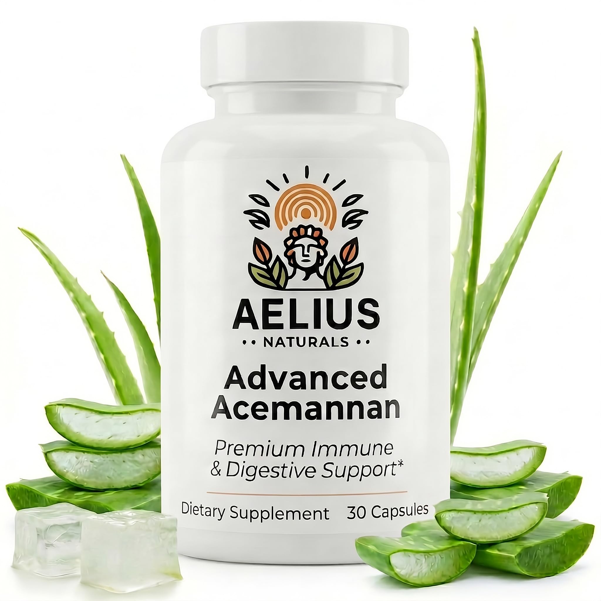Advanced Acemannan Aloe Vera Supplement for Digestive and Immune Support