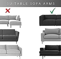 Vista 5 de Bandeja de brazo de sofá de madera, protectores para reposabrazos, mesa, sofá, mesa, posavasos y soporte para teléfono (color 10, gris nuevo)