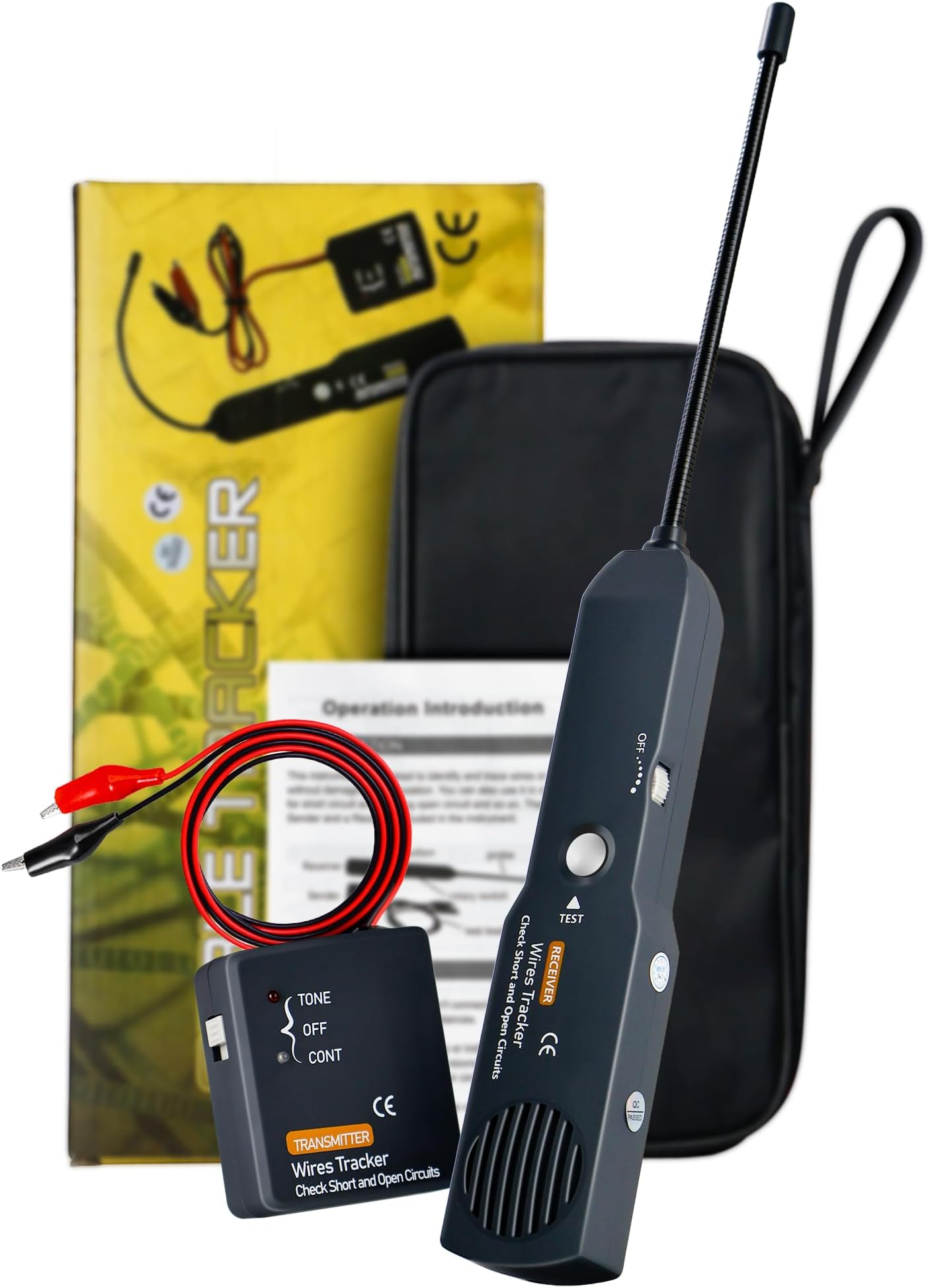 Circuit Tracer, DC 6-42V Automotive Short Circuit Finder, Wire Tracer, Automotive Short and Open Finder Repair Tool EM415PRO