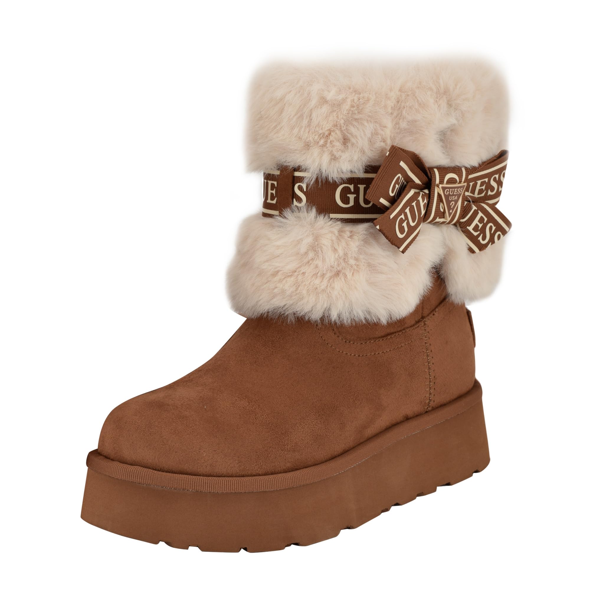 GUESS Denla womens Ankle Boot 37.5 EU Medium Brown 210