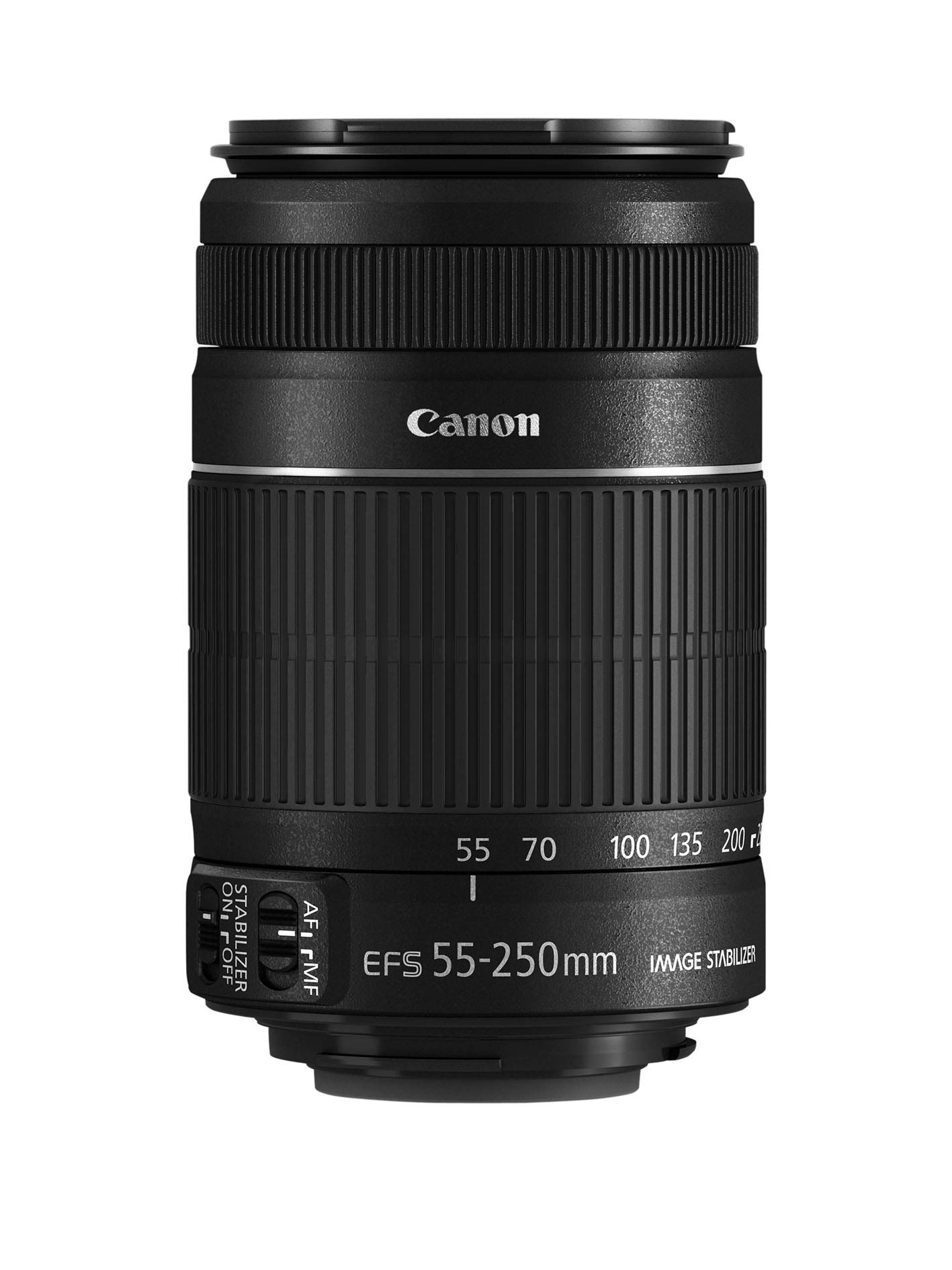 Canon Obiettivo EF-S 55-250 mm f/4-5.6 IS II Zoom con Stabilizzazione d'Immagine Ottico 4.5:1 Telephoto per Canon EF-S 2 ANNI DI GARANZIA