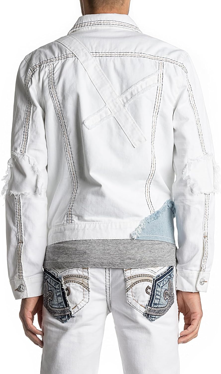 Rock Revival mens Doheny 219 Denim Jacket - Image 4