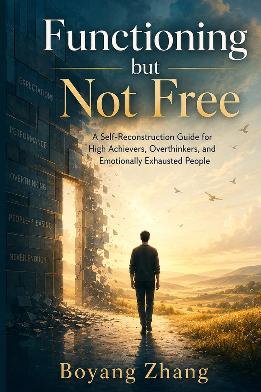 Functioning but Not Free: A Self-Reconstruction Guide for High Achievers, Overthinkers, and Emotionally Exhausted People