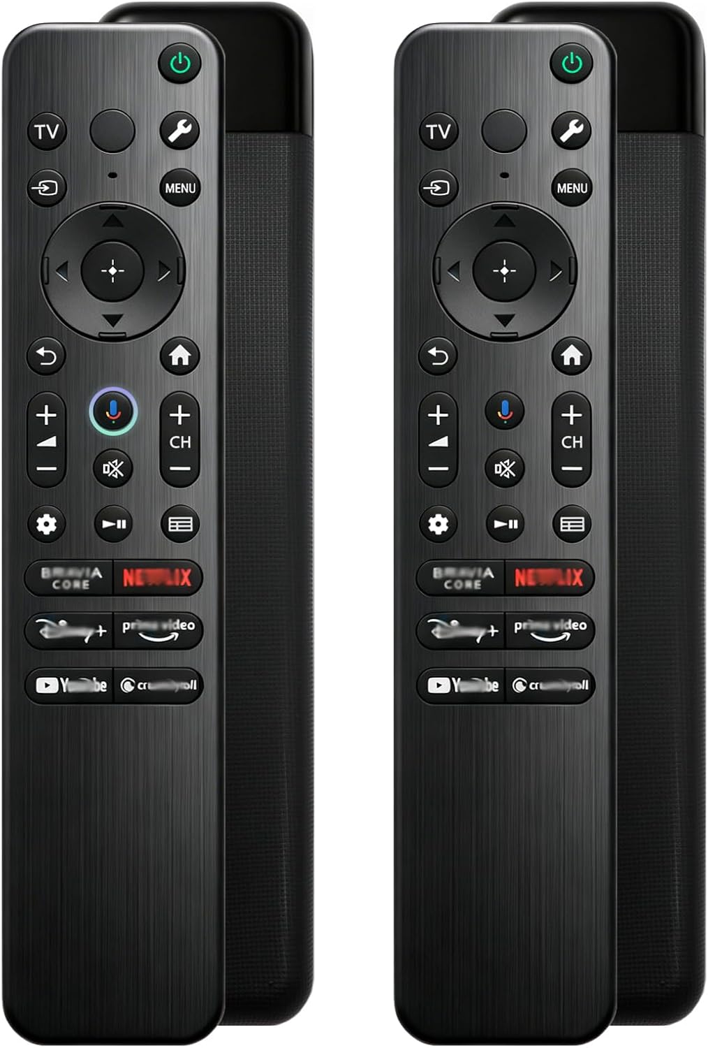 2 Pack RMF-TX910U Voice Remote New Replacement Compatible with Sony TV Bravia Remote, Compatible with All Smart LED OLED TVs Series with Voice Function