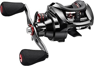 Torrent Baitcaster Fishing Reel, 18LB Carbon Fiber Drag Baitcasting Reel, Magnetic Braking System Casting Reel, Available in 7.1:1 and 5.3:1