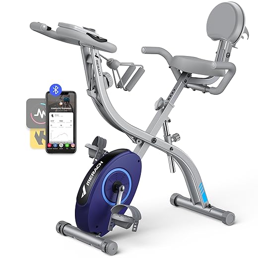 MERACH 4-in-1 Folding Exercise Bike